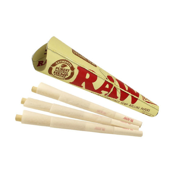RAW® – Organic Hemp Pre-Rolled Cone 1¼ (6ct) Per Pack