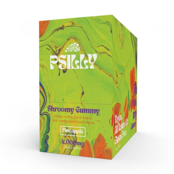 Urb Finest Psilly Shroomy Gummy 2000mg – Pineapple